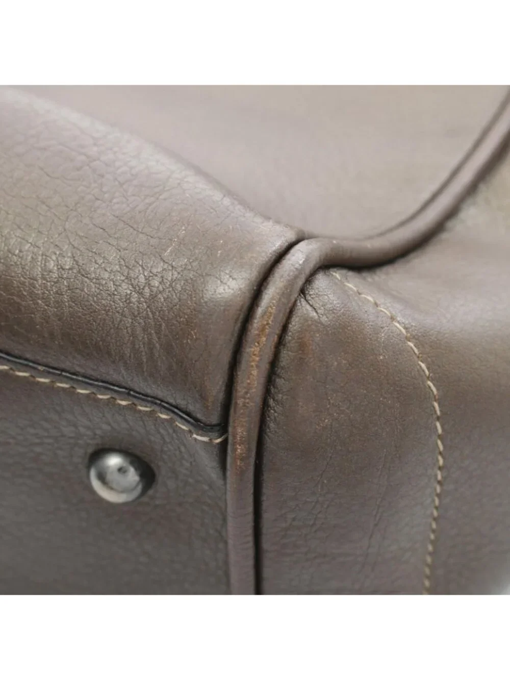 Loewe Tote Heritage Blanc Leather